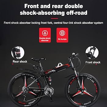 Amazon | 折りたたみ自転車 折りたたみ自転車 デュアルディスク